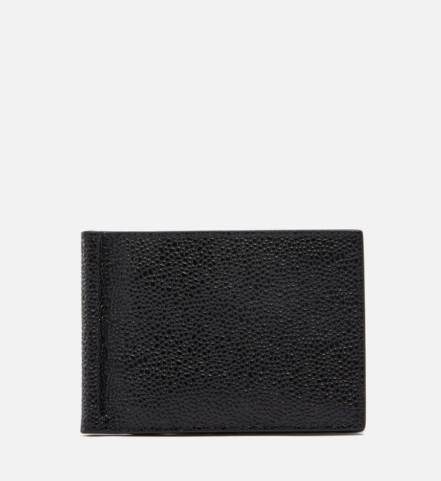 Men Thom Browne Wallets | Thom Browne Leather Clip Wallet