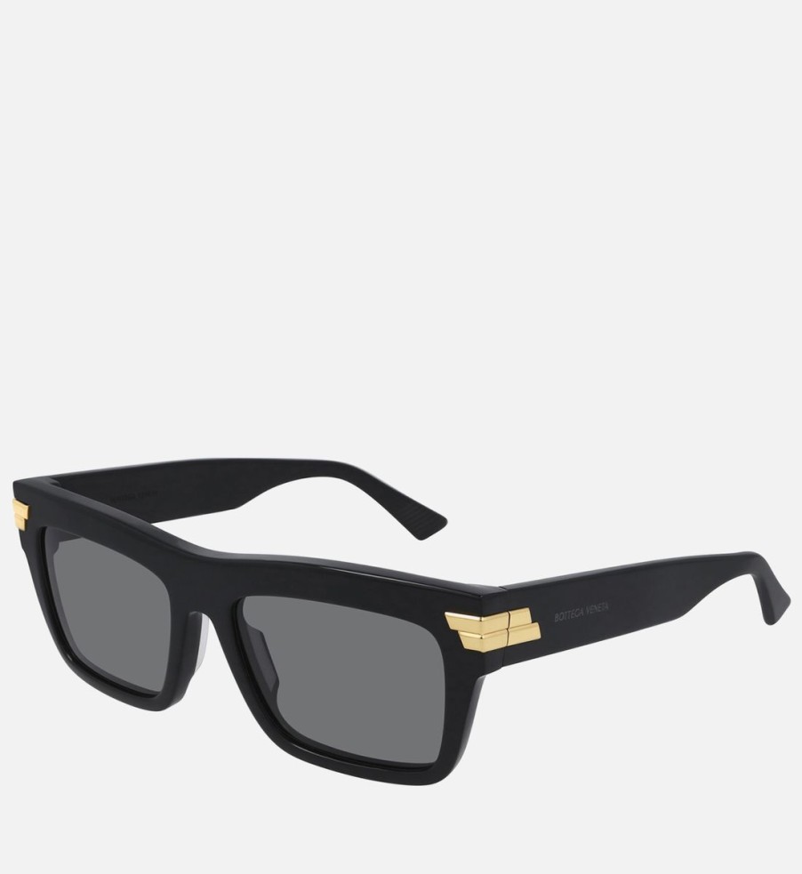 Women Bottega Veneta Sunglasses | Bottega Veneta Acetate Rectangle-Frame Sunglasses