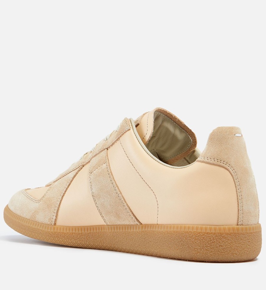 Men Maison Margiela Trainers | Maison Margiela Replica Suede And Leather Trainers