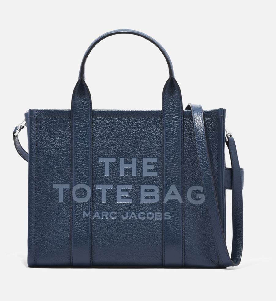 Women Marc Jacobs Bags | Marc Jacobs The Medium Leather Tote Leather Bag