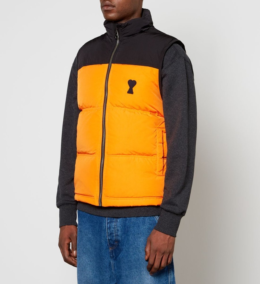 Men Ami Jackets | Ami De Coeur Quilted Shell Gilet