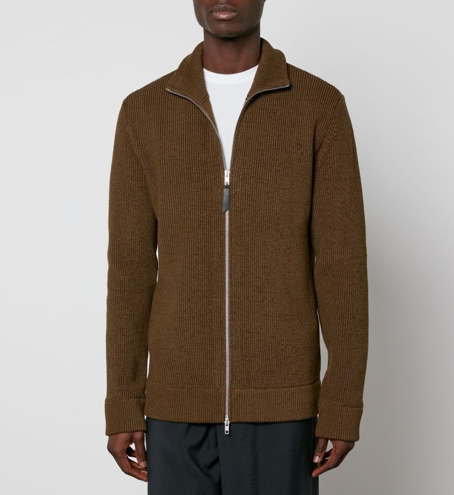 Men Maison Margiela Cardigans | Maison Margiela Cotton-Blend Zipped Cardigan