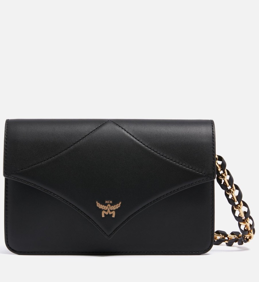 Women MCM Bags | Mcm Diamond Flap Nappa Leather Cross Body Bag