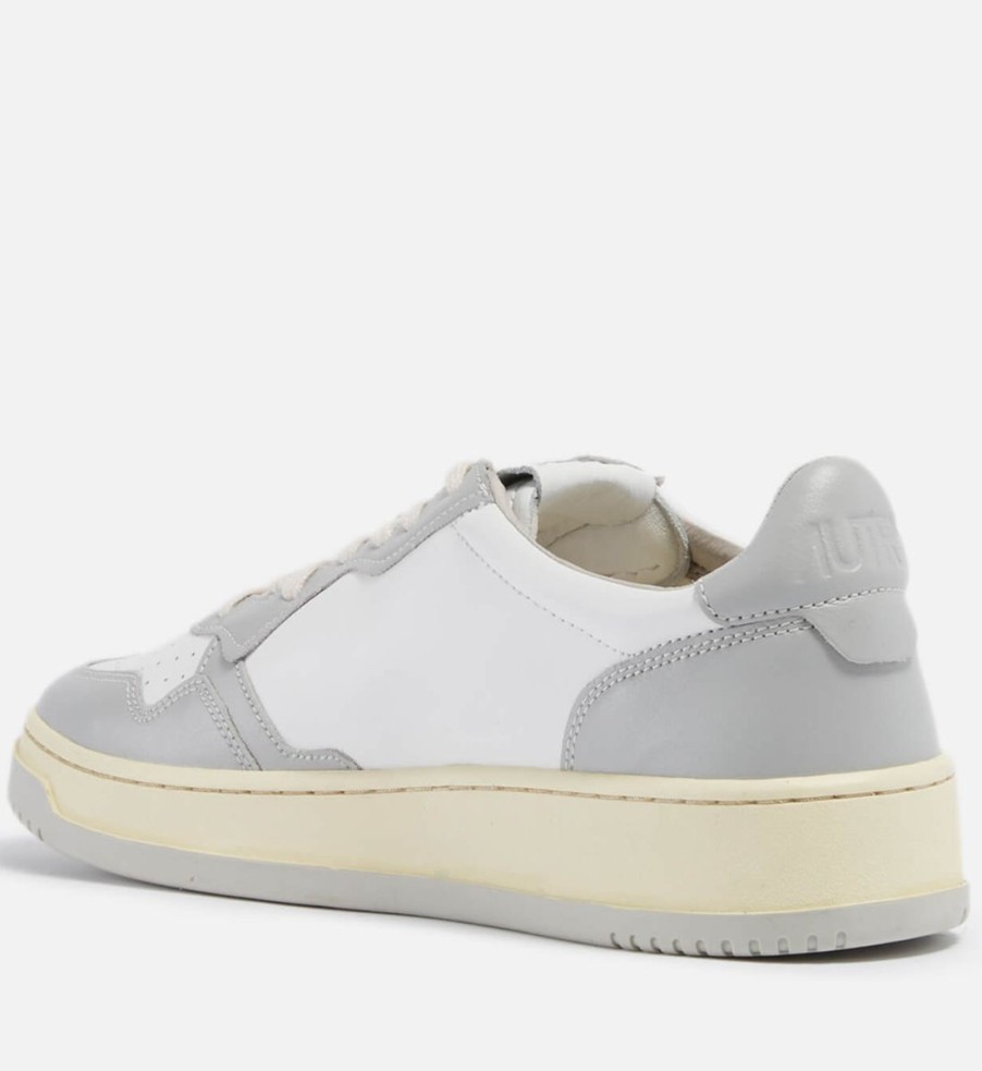 Men Autry Trainers | Autry Men'S Medalist Leather Trainers