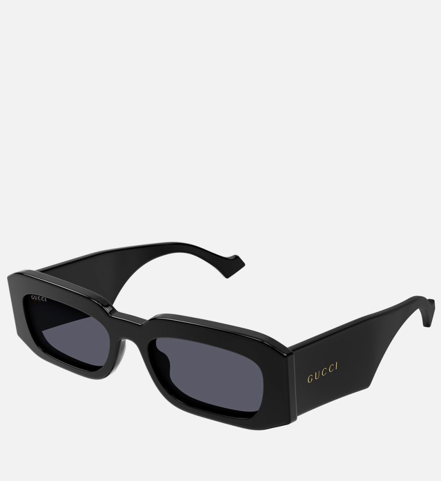 Men Gucci Sunglasses | Gucci Recycled Acetate Rectangle-Frame Sunglasses