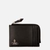 Men Vivienne Westwood Wallets | Vivienne Westwood Faux Saffiano Leather Cardholder