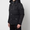 Men Moose Knuckles Jackets | Moose Knuckles 3Q Shearling-Trimmed Nylon And Cotton-Blend Down Coat