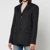 Women Ami Jackets | Ami Wool-Gabardine Blazer