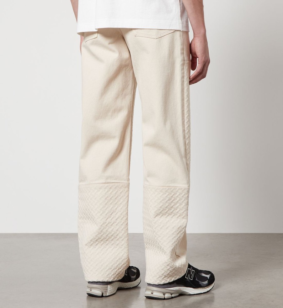 Men Axel Arigato Trousers | Axel Arigato Grate Embossed Cotton-Twill Trousers