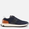 Men Tod's Trainers | Tod'S Men'S Running Mid Mesh And Leather Trainers