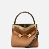 Women Tory Burch Bags | Tory Burch Lee Radziwill Leather And Suede Bag