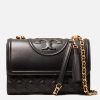 Women Tory Burch Bags | Tory Burch Women'S Fleming Convertible Shoulder Bag - Black