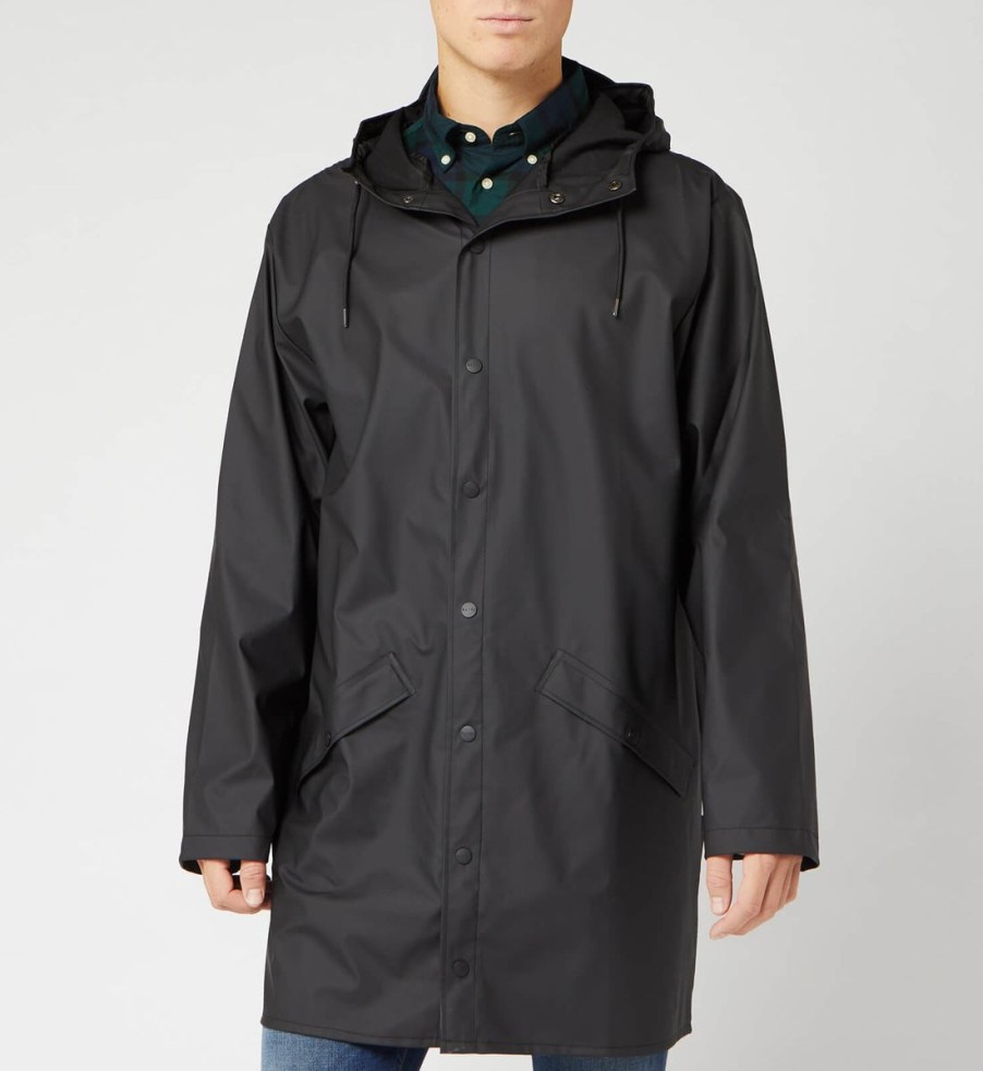 Men RAINS Long Jacket Jackets | Rains Long Jacket - Black