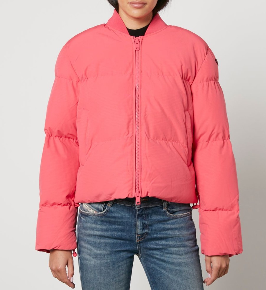 Women Diesel Jackets | Diesel W-Oluch Quilted Cotton-Blend Padded Coat