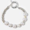 Women Pearl Octopuss.y Jewellery | Pearl Octopuss.Y Paris Silver-Plated Freshwater Pearl Bracelet