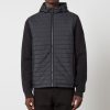 Men Belstaff Cardigans | Belstaff Vert Shell And Ribbed-Knit Jacket