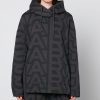 Women Marc Jacobs Trousers | Marc Jacobs Oversized Monogram Cotton-Jersey Hoodie