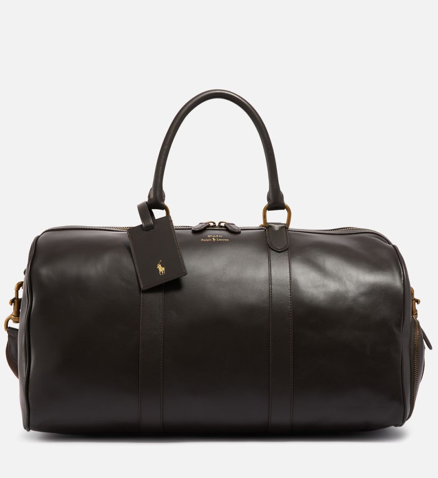 Men Polo Ralph Lauren Bags | Polo Ralph Lauren Leather Duffle Bag