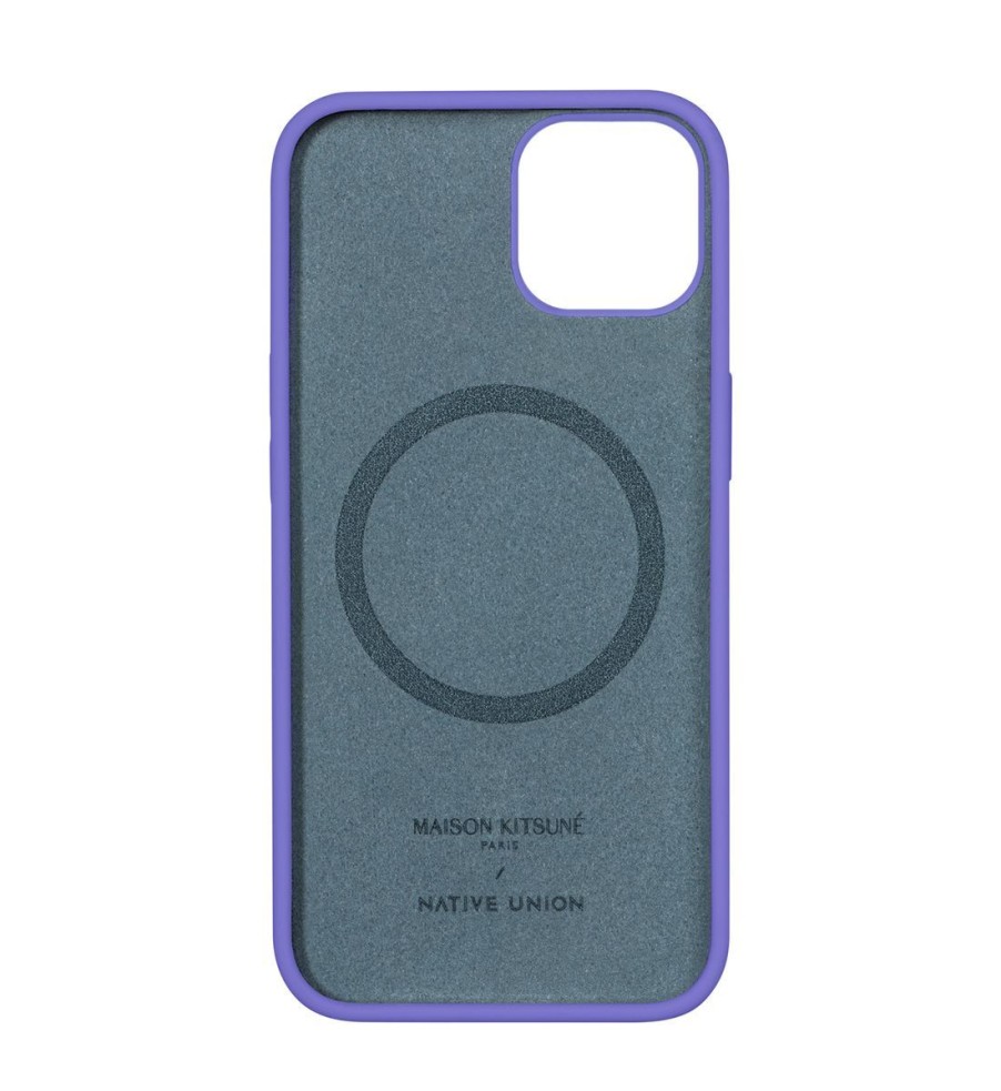 Men Native Union Tech Accessories | Native Union X Maison Kitsune Cool Tone Fox Iphone 13 Case - Lilac