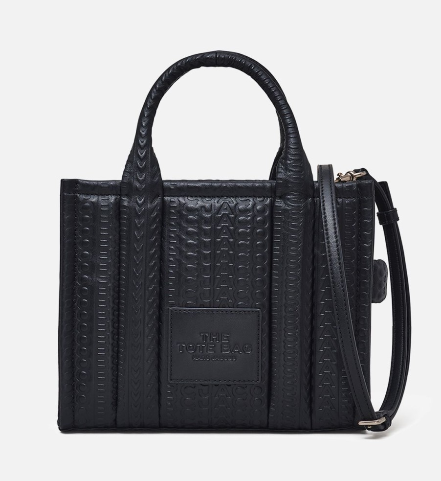 Women Marc Jacobs Bags | Marc Jacobs The Dtm Monogram Small Leather Tote Bag