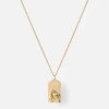 Women Jenny Bird Jewellery | Jenny Bird Zodiac Aquarius Gold-Plated Necklace