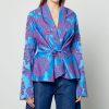 Women Marques Almeida Jackets | Marques Almeida Draped Fitted Brocade Jacket