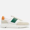 Men Axel Arigato Trainers | Axel Arigato Men'S Genesis Vintage Running Style Trainers - White/Orange/Green