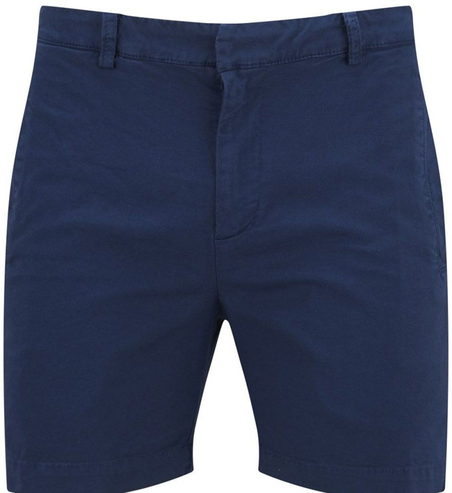 Men American Vintage Shorts | American Vintage Men'S Chino Shorts - Navy