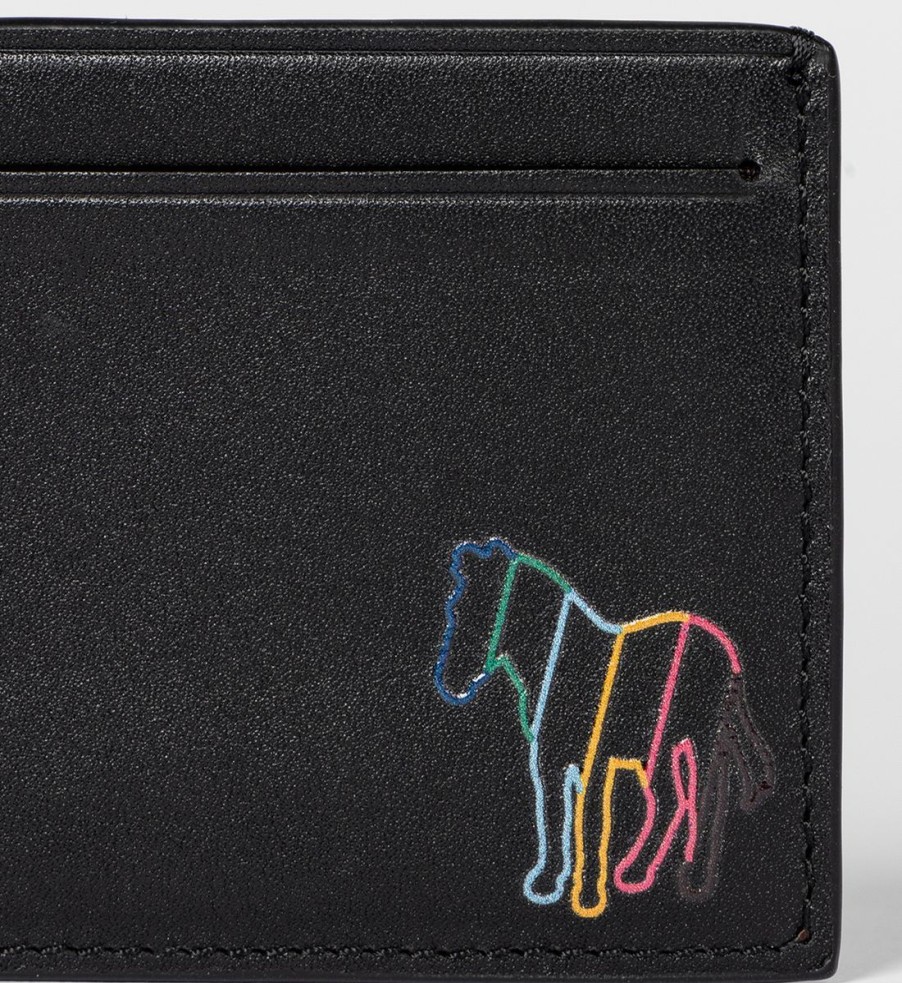 Men PS PAUL SMITH Wallets | Ps Paul Smith Zebra Leather Cardholder