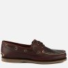 Men Timberland Shoes | Timberland Men'S Classic 2-Eye Boat Shoes - Rootbeer Smooth