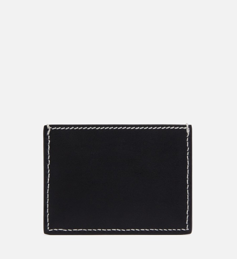 Men Thom Browne Wallets | Thom Browne Vacchetta Leather Cardholder