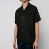 Men Maison Margiela Shirts | Maison Margiela Viscose-Blend Short Sleeve Shirt