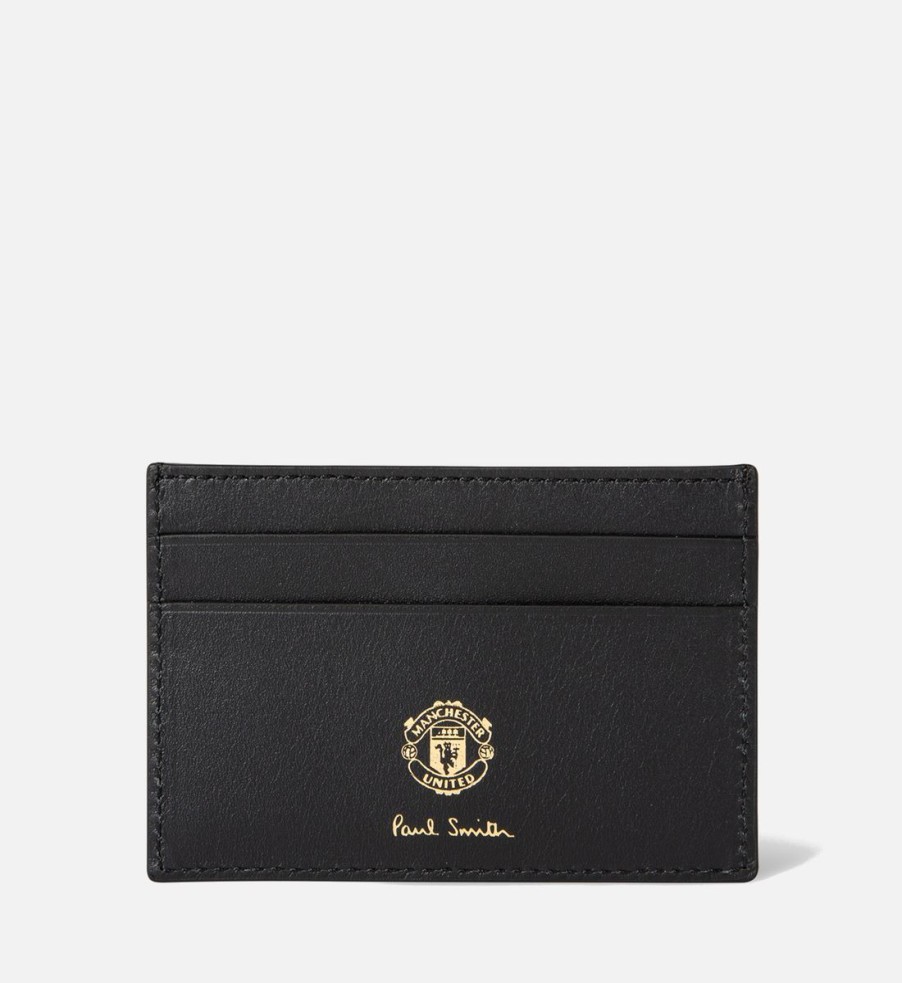 Men Paul Smith Wallets | Paul Smith Manchester United Leather Cardholder