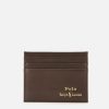 Men Polo Ralph Lauren Wallets | Polo Ralph Lauren Men'S Smooth Leather Card Case - Brown