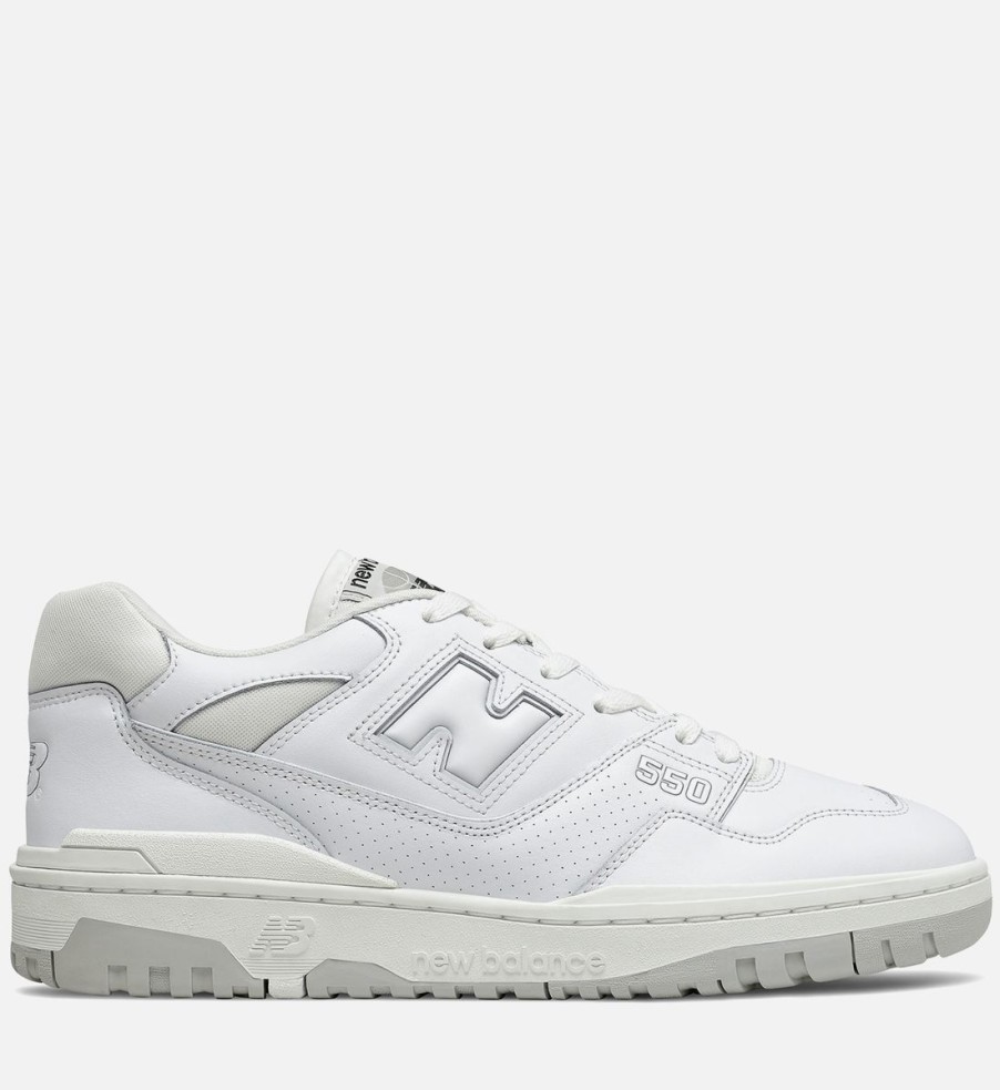 Men New Balance Trainers | New Balance Unisex 550 Trainers - White