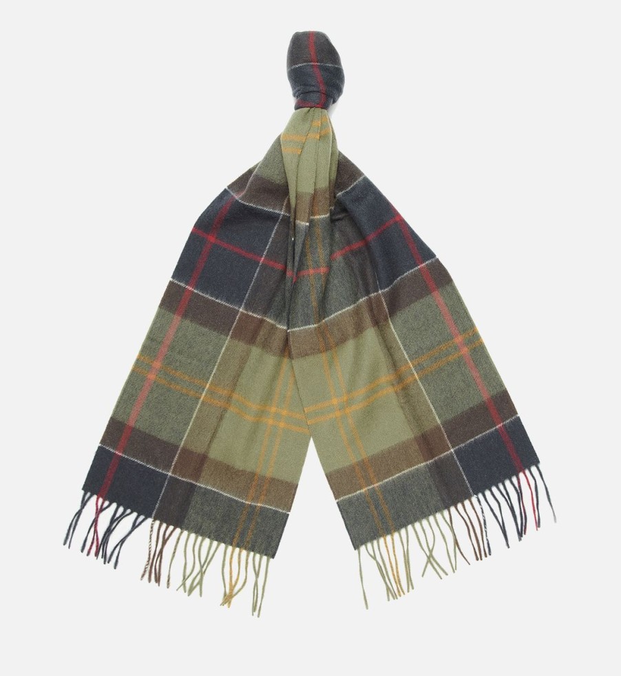 Men Barbour Scarves | Barbour Women'S Tartan Cashmere Scarf - Classic