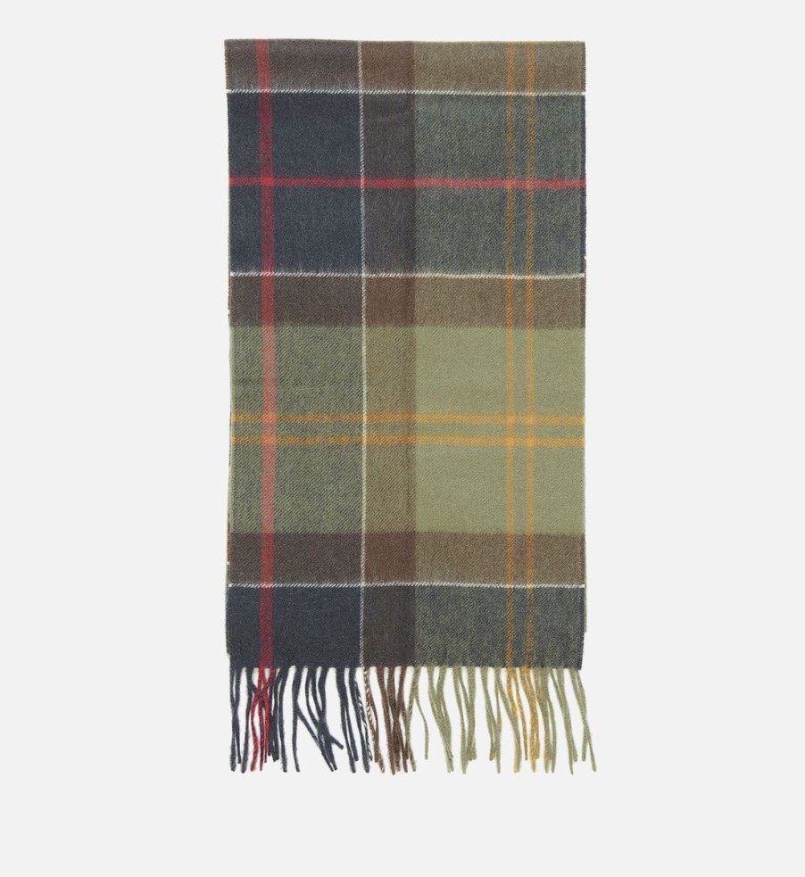 Men Barbour Scarves | Barbour Women'S Tartan Cashmere Scarf - Classic