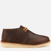 Men Clarks Originals Shoes | Clarks Originals Men'S Desert Trek Leather Shoes - Beeswax