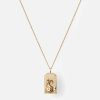 Women Jenny Bird Jewellery | Jenny Bird Zodiac Capricorn Gold-Plated Necklace