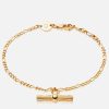 Women Daisy London Jewellery | Daisy London Estee Lalonde T-Bar Drop 18-Karat Gold-Plated Bracelet