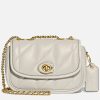 Women Coach Bags | Coach Women'S Quilted Pillow Madison Shoulder Bag 18 - Chalk