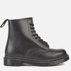 Men Dr. Martens Boots | Dr. Martens 1460 Mono Smooth Leather 8-Eye Boots - Black