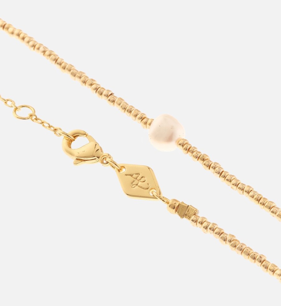 Women Anni Lu Jewellery | Anni Lu Pearly Gold-Tone Bracelet