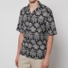 Men NN.07 Shirts | Nn.07 Ole Printed Cotton-Blend Shirt