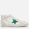 Women Golden Goose Trainers | Golden Goose Women'S Mid Star Leather And Suede Trainers