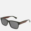 Men Gucci Sunglasses | Gucci Men'S Square Frame Sunglasses - Black/Multi