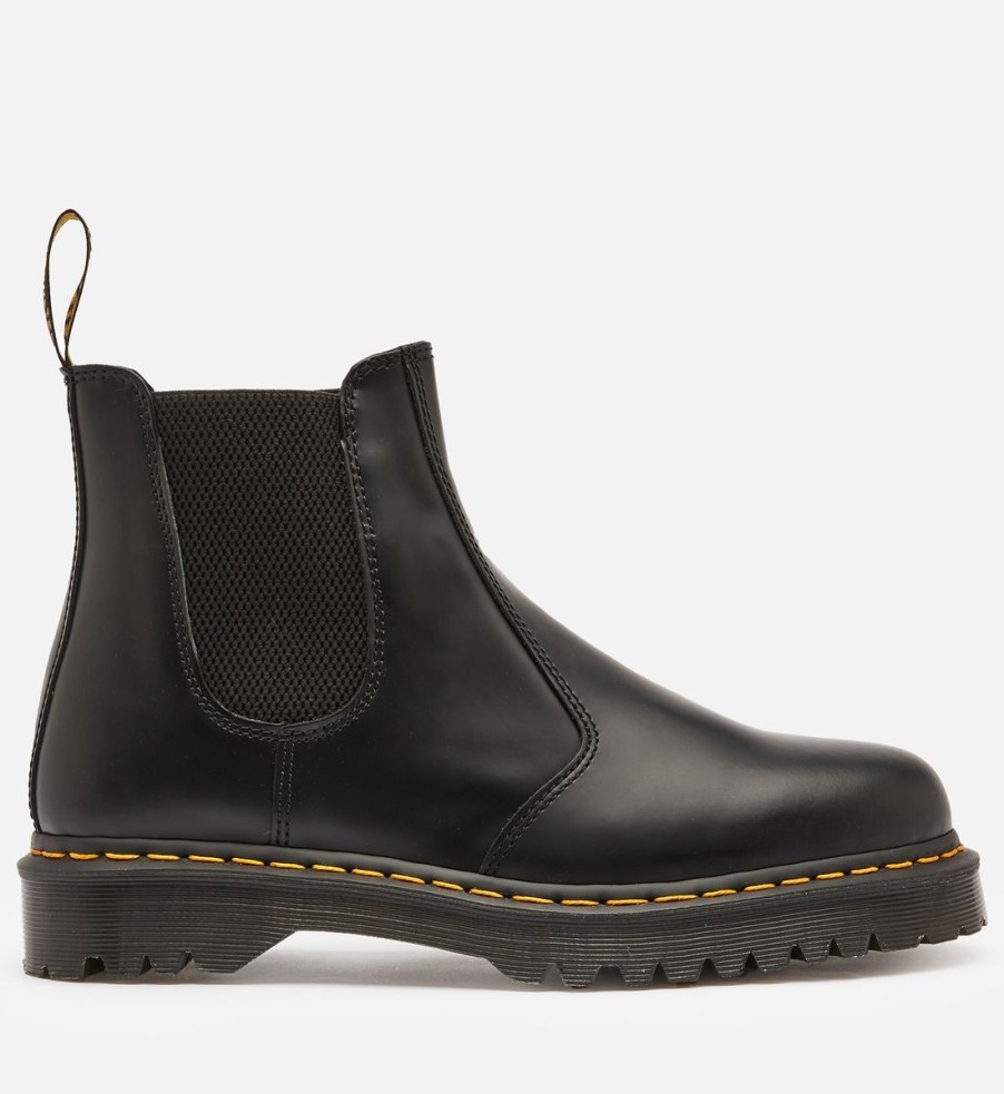 Men Dr. Martens Boots | Dr. Martens 2976 Bex Smooth Leather Chelsea Boots - Black