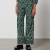 Women Baum Und Pferdgarten Trousers | Baum Und Pferdgarten Nala Floral-Print Cotton Trousers