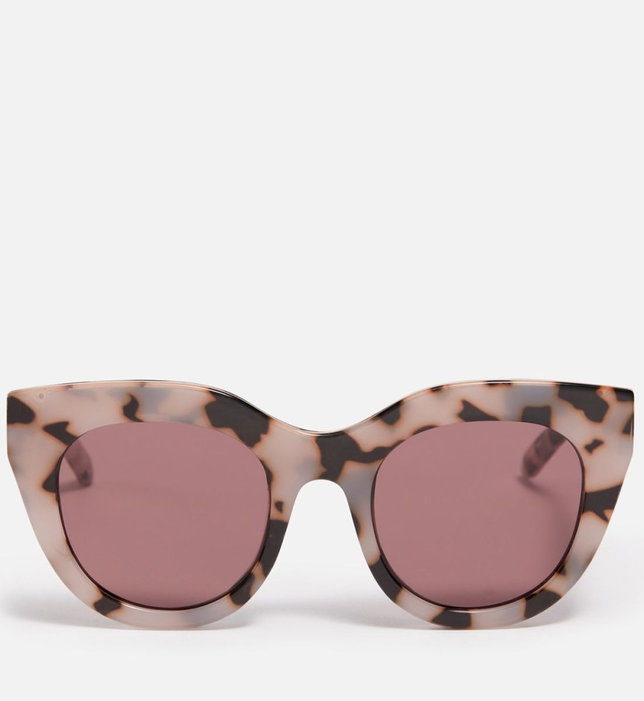 Women Le Specs Sunglasses | Le Specs Air Heart Oversized Tritan Sunglasses