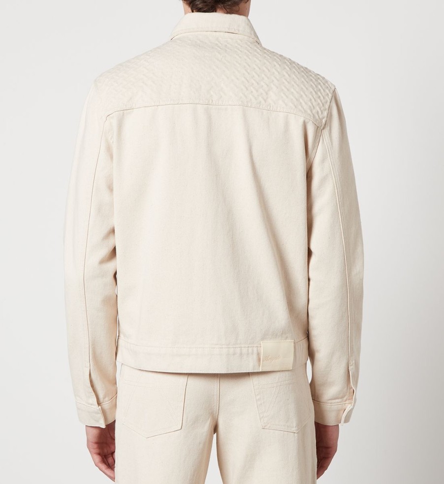 Men Axel Arigato Jackets | Axel Arigato Grate Embossed Cotton-Twill Jacket